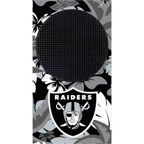 NFL Las Vegas Raiders Tropical Print Xbox Series S Console Skin